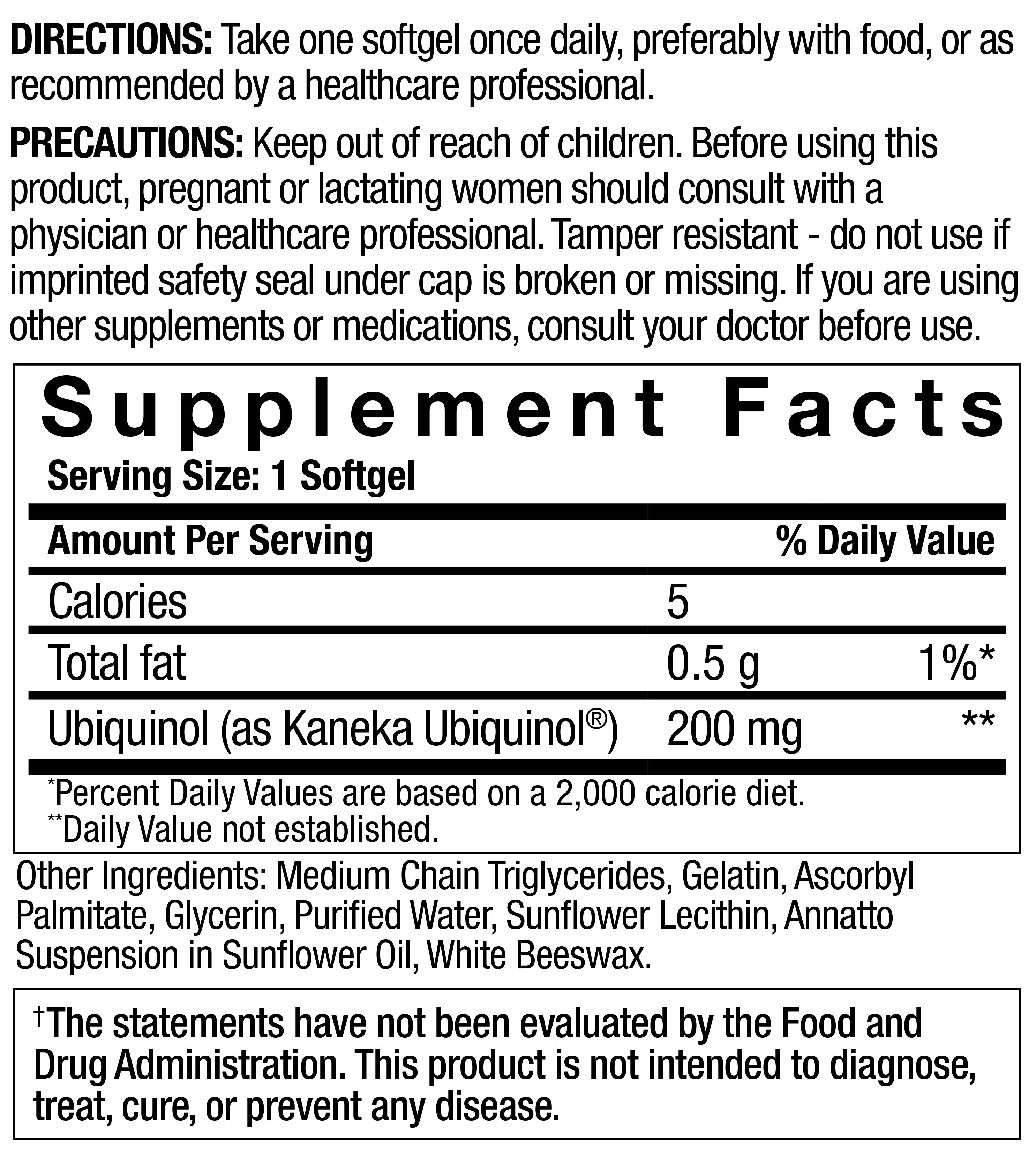 Bottle of CoQ10 (Ubiquinol) for added female fertility support