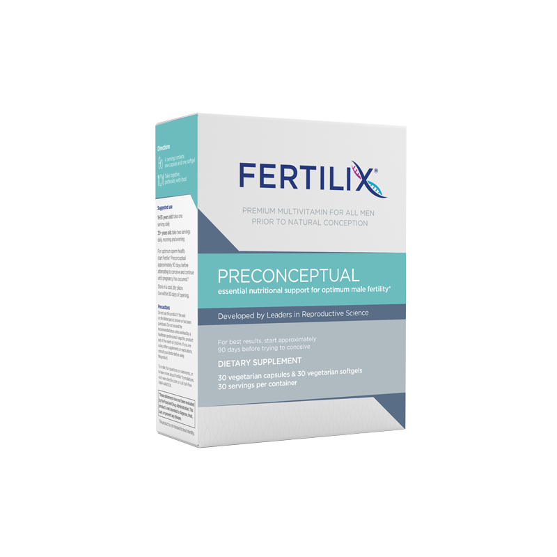 Preconceptual dietary supplement for male reproductive health