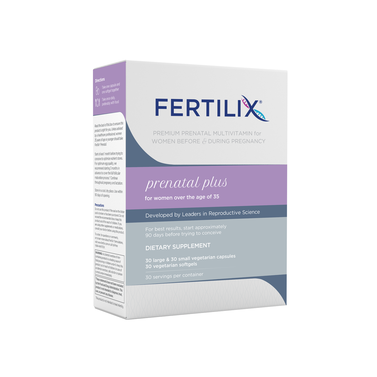 Extra strength prenatal dietary supplement for female reproductive health